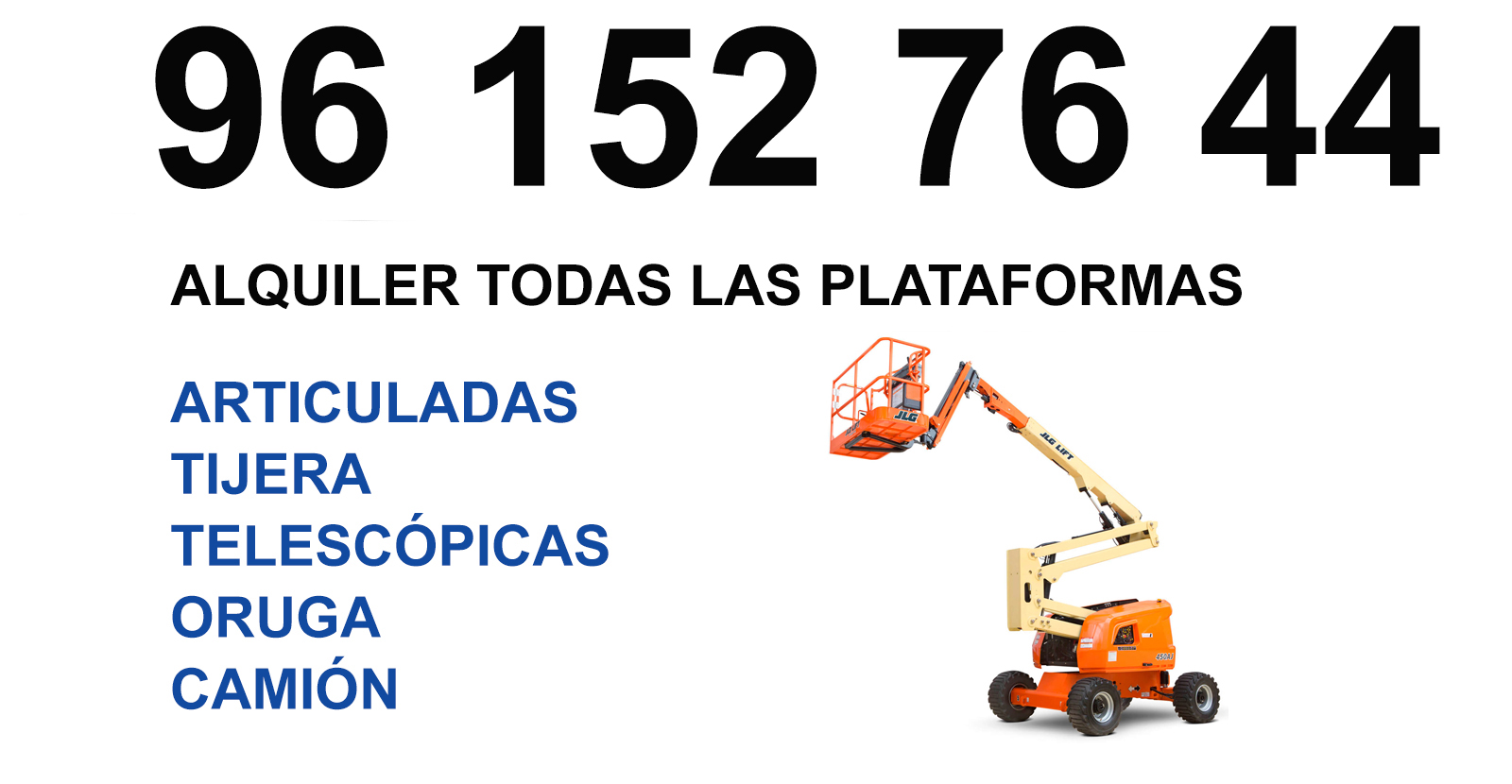 Plataformas en alquiler en Algemesí